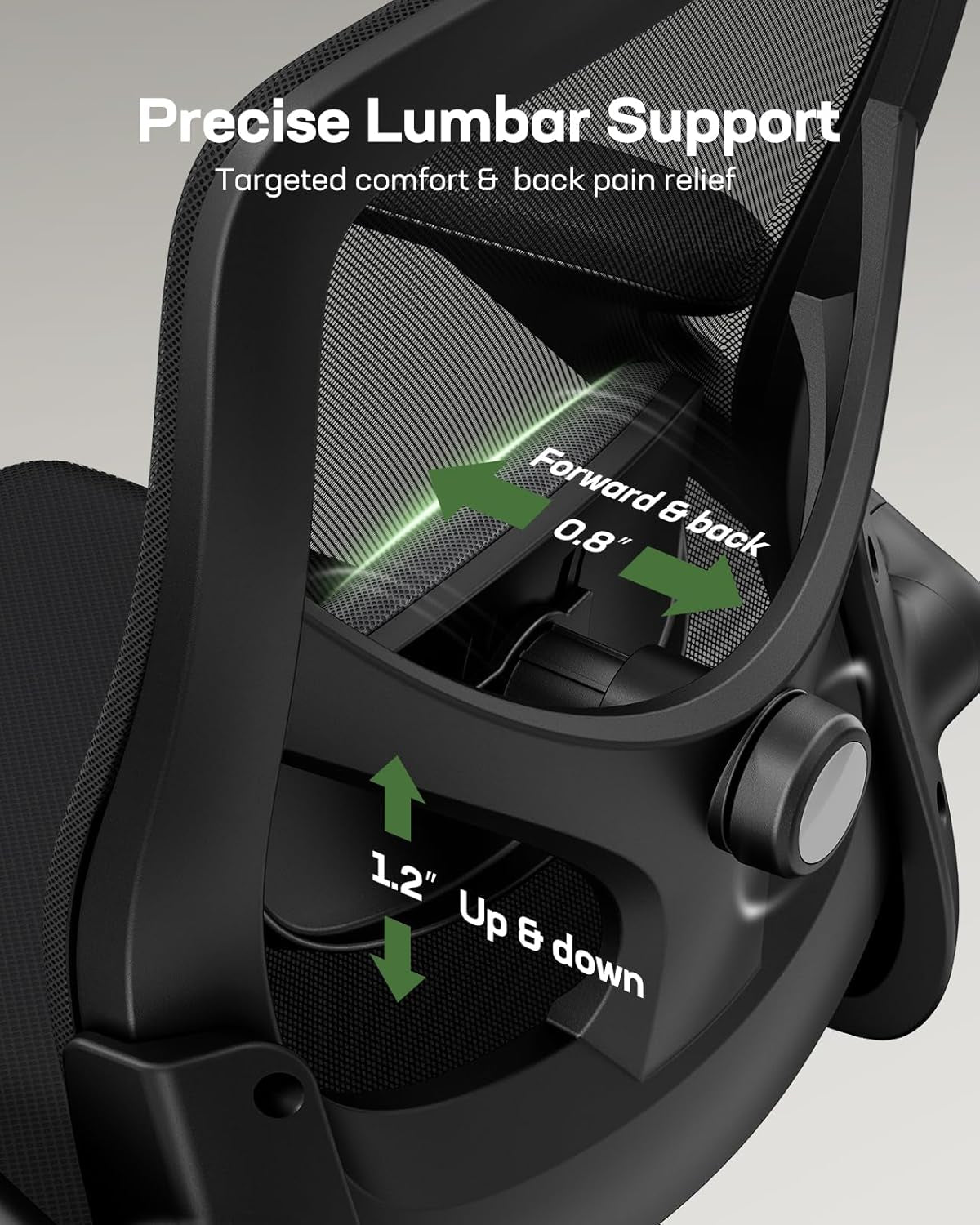 Ergonomic Mesh Office Chair High Back With Lumbar Support