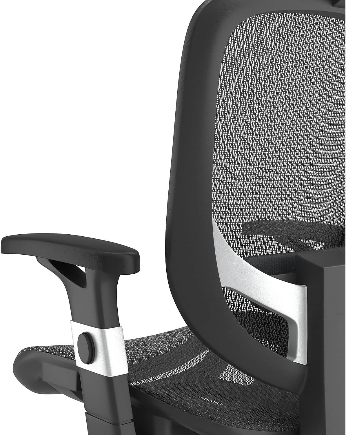 Hyken Ergonomic Mesh Swivel Task Chair Adjustable Black Office Chair
