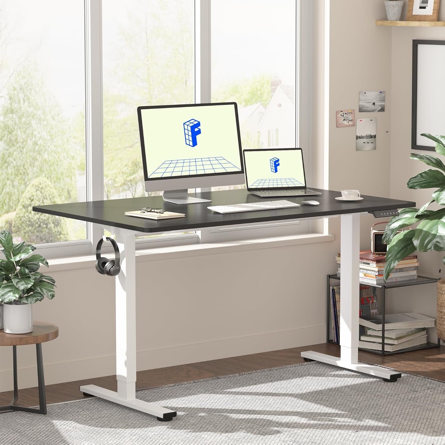 Electric Standing Desk 48x24 Inch Adjustable Height