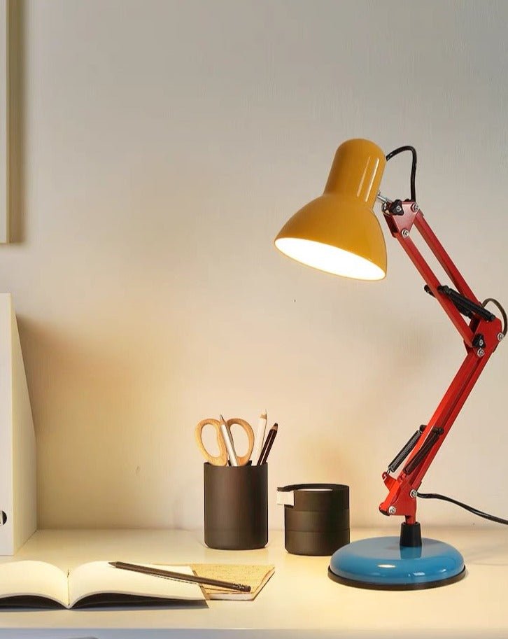 Memphis Retro Table Lamp for Study - Full Spectrum Eye Protection Desk